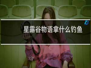 星露谷物语拿什么钓鱼