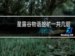 星露谷物语挖矿一共几层