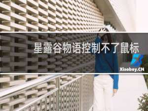 星露谷物语控制不了鼠标