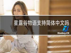 星露谷物语支持简体中文吗