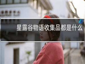 星露谷物语收集品都是什么