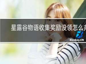 星露谷物语收集奖励没领怎么办