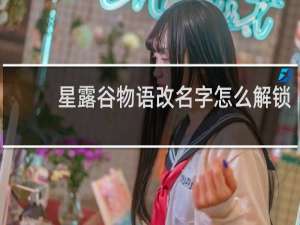 星露谷物语改名字怎么解锁