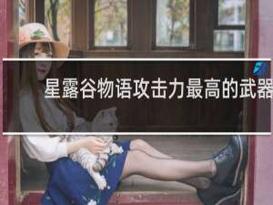 星露谷物语攻击力最高的武器