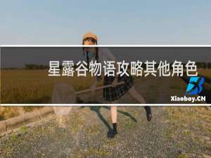 星露谷物语攻略其他角色