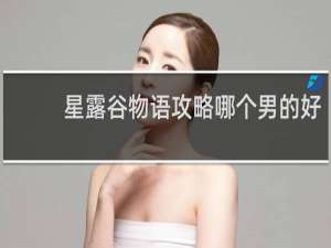 星露谷物语攻略哪个男的好