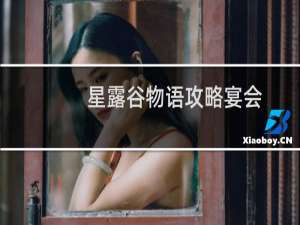 星露谷物语攻略宴会