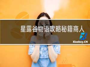 星露谷物语攻略秘籍商人