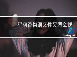 星露谷物语文件夹怎么找