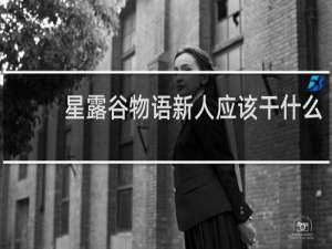 星露谷物语新人应该干什么