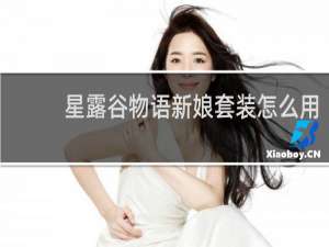 星露谷物语新娘套装怎么用