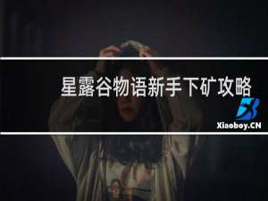 星露谷物语新手下矿攻略