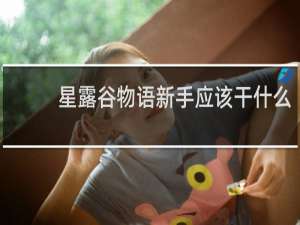 星露谷物语新手应该干什么