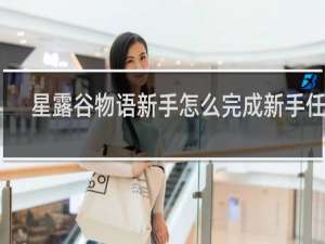 星露谷物语新手怎么完成新手任务