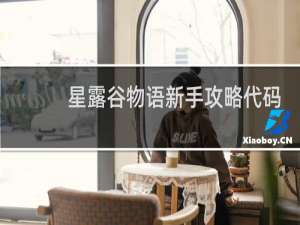 星露谷物语新手攻略代码