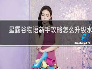 星露谷物语新手攻略怎么升级水壶