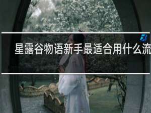 星露谷物语新手最适合用什么流派