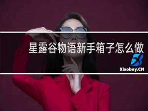 星露谷物语新手箱子怎么做