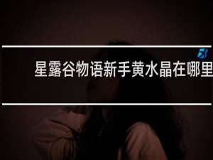 星露谷物语新手黄水晶在哪里