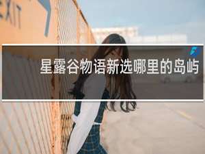 星露谷物语新选哪里的岛屿