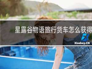 星露谷物语旅行货车怎么获得