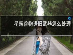 星露谷物语旧武器怎么处理