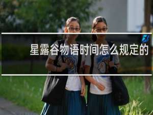 星露谷物语时间怎么规定的