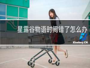 星露谷物语时间错了怎么办