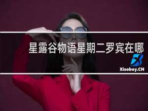 星露谷物语星期二罗宾在哪