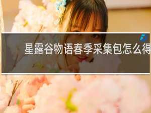 星露谷物语春季采集包怎么得