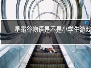 星露谷物语是不是小学生游戏