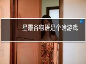 星露谷物语是个啥游戏