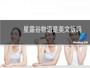 星露谷物语是英文版吗