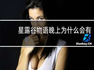 星露谷物语晚上为什么会有