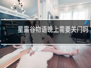 星露谷物语晚上需要关门吗