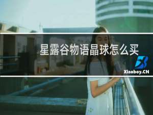 星露谷物语晶球怎么买