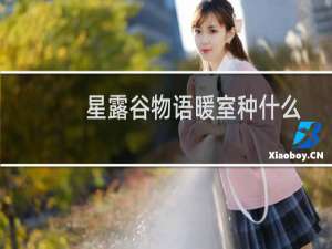 星露谷物语暖室种什么