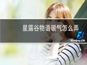星露谷物语暖气怎么弄