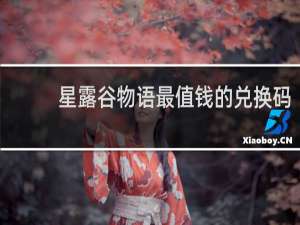 星露谷物语最值钱的兑换码