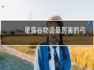 星露谷物语最厉害的弓