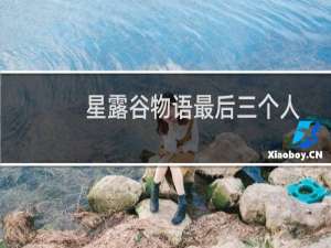 星露谷物语最后三个人