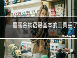 星露谷物语最基本的工具丢了