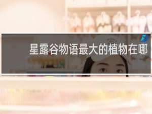 星露谷物语最大的植物在哪