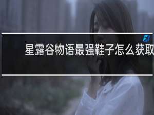 星露谷物语最强鞋子怎么获取