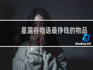 星露谷物语最挣钱的物品