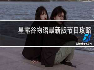 星露谷物语最新版节日攻略