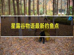 星露谷物语最新钓鱼点