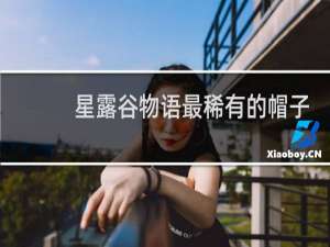 星露谷物语最稀有的帽子