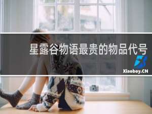 星露谷物语最贵的物品代号