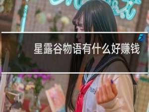 星露谷物语有什么好赚钱